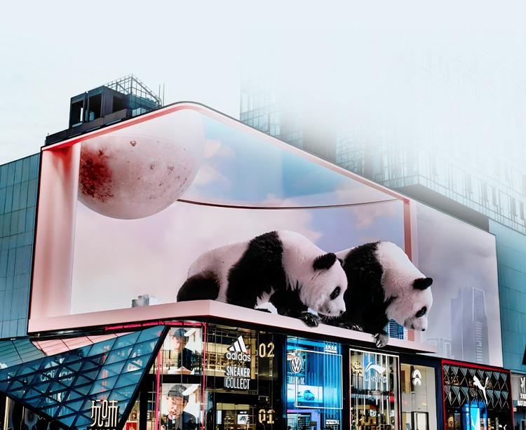 Customized LED Display Building Screen